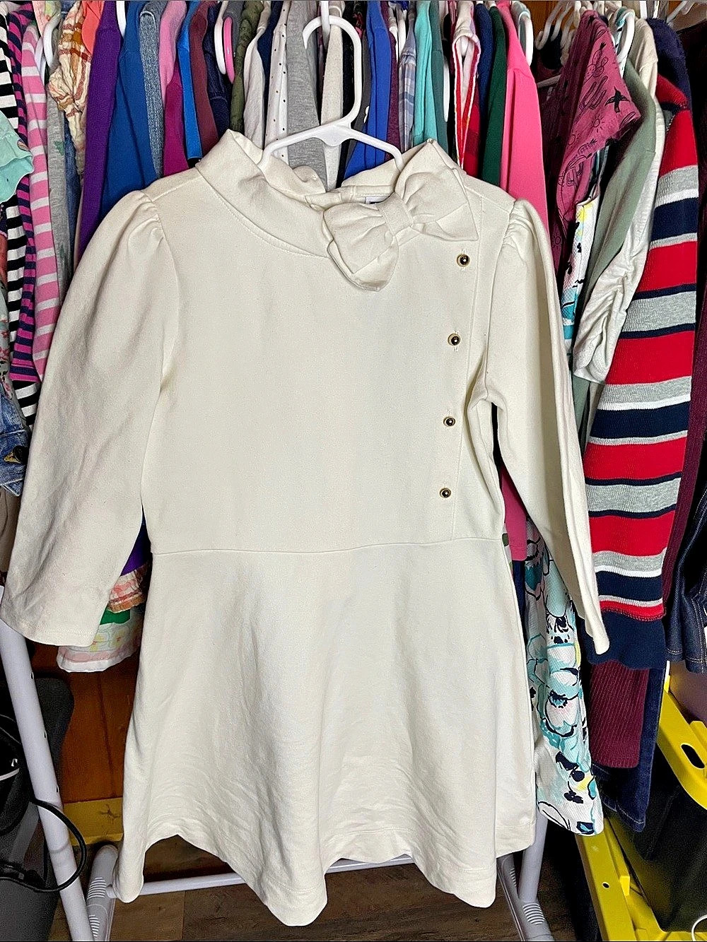 Janie and Jack White Mini Dress Size 10